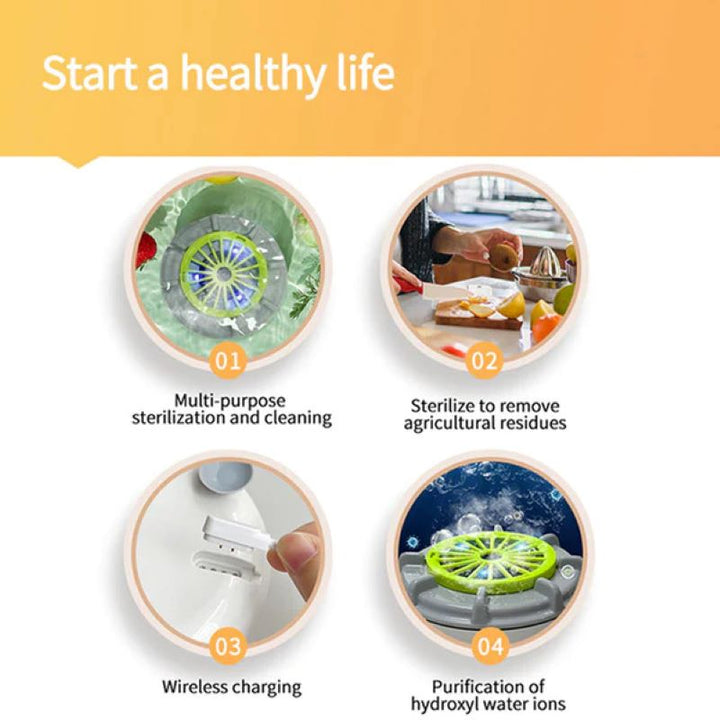 Kalsten | High-efficiency portable fruit and vegetable washing machine