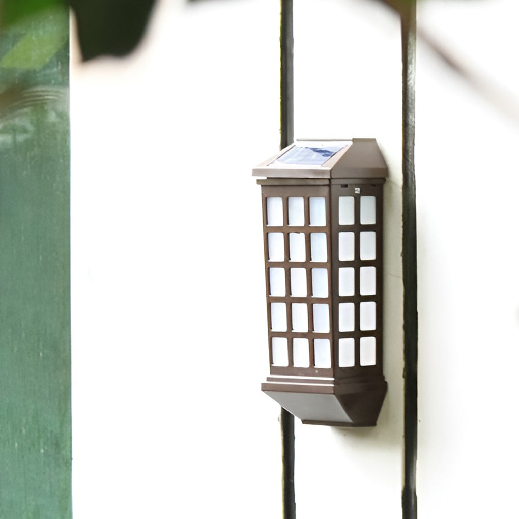 Solar LED Light-controlled Motion Sensor Modern Outdoor Wall Lamp | Kalsten
