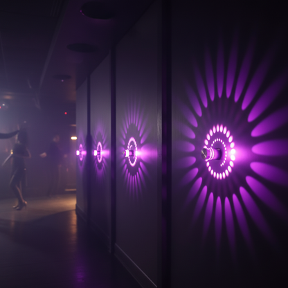 Spiral-Effect Wall & Ceiling Light