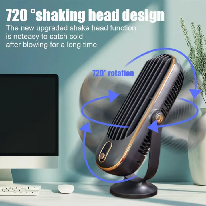Ultra-Quiet USB Desk Fan