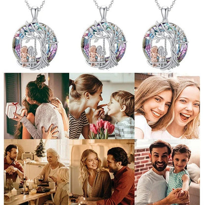 Skanto | Tree of Life Sister Crystal Pendant Necklace