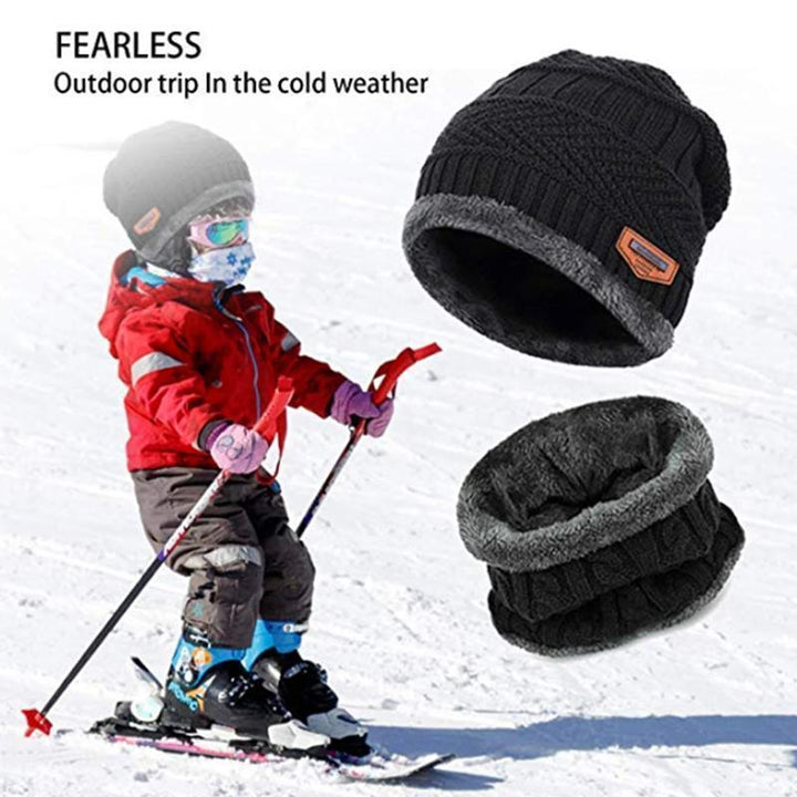 Winter Hat with Scarf Set