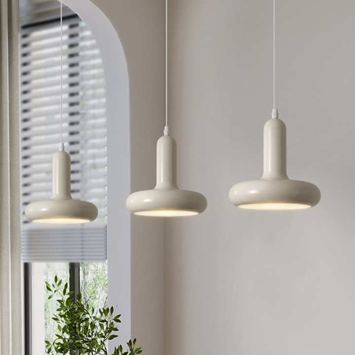 Bauhaus Puck Creamy Pendant Light | Kalsten