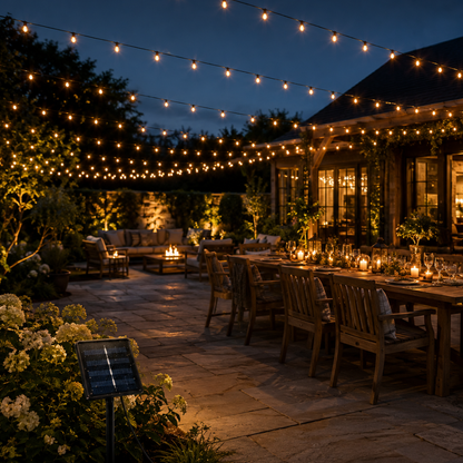 Weather-Resistant Solar LED String Lights
