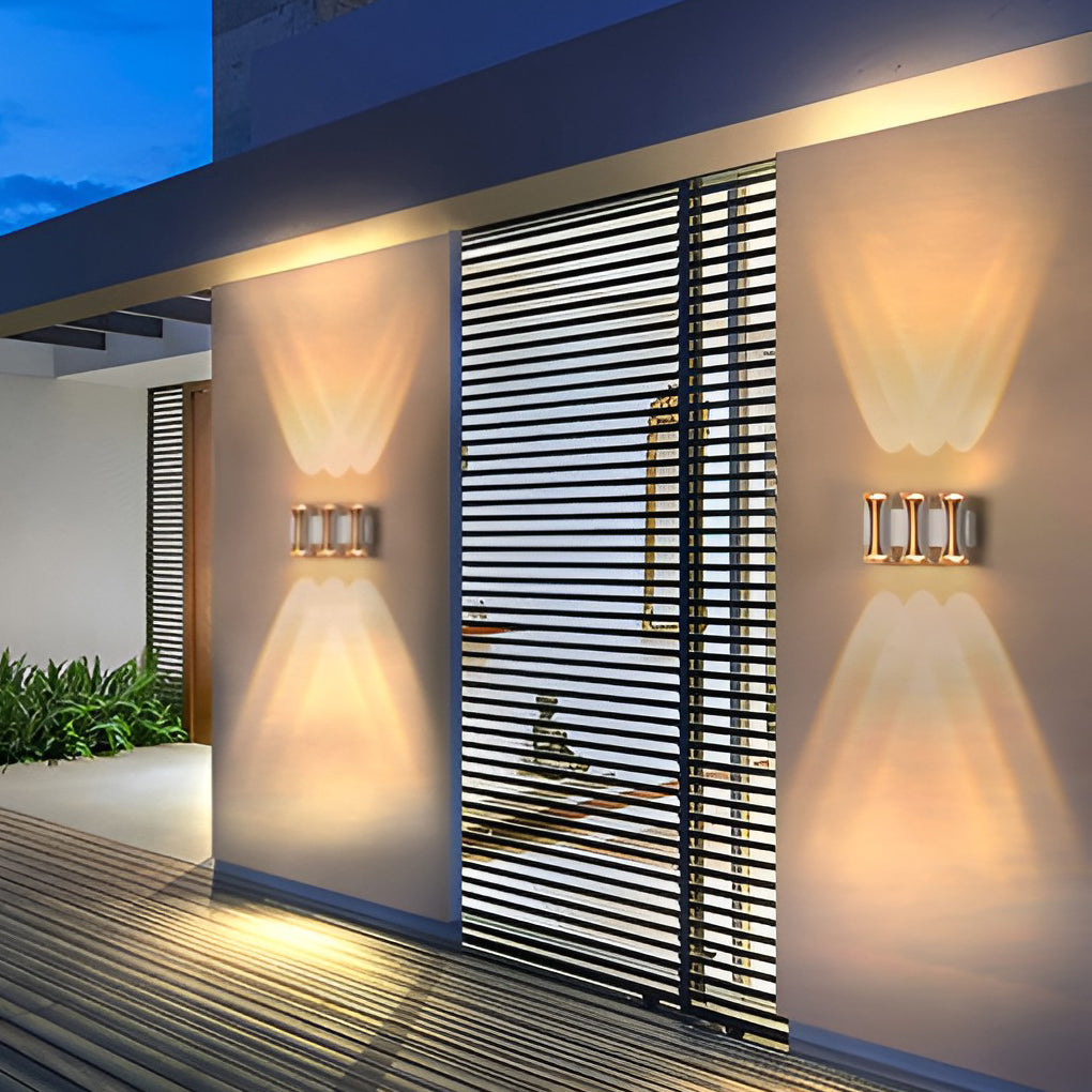 Waterproof Up and Down Lights LED Modern Outdoor Wall Sconce Lighting | Kalsten