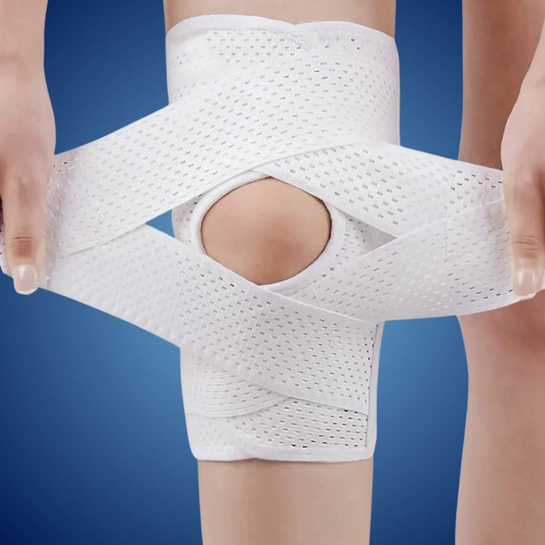 FlexGuard Knee Pads | with Support Compression Springs and Tension Strap - for Stability - Pain Relief and Protection Kalsten