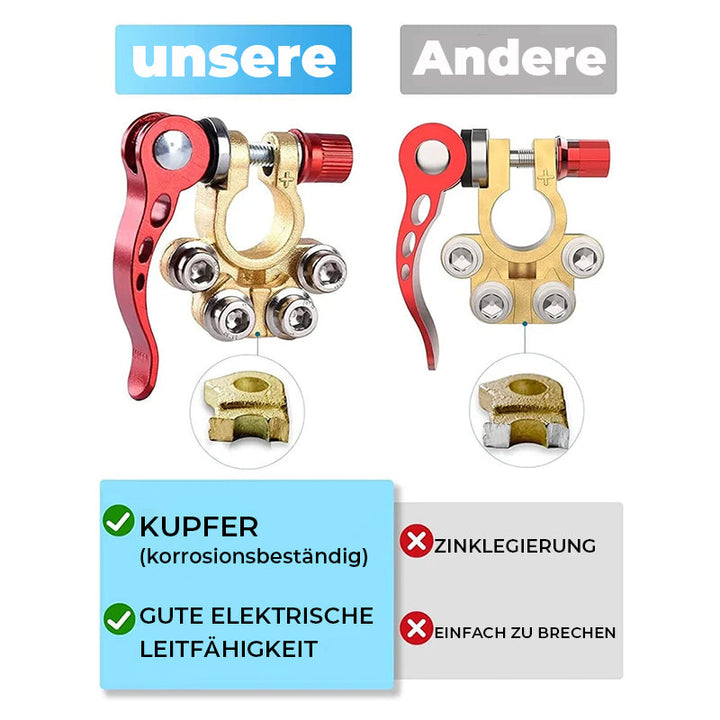 Practical battery connection | Kalsten