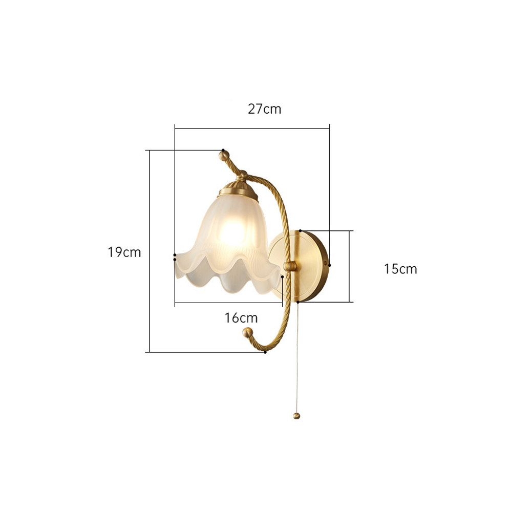VintageGlow – Retro Glass Wall Light for Atmosphere | Kalsten