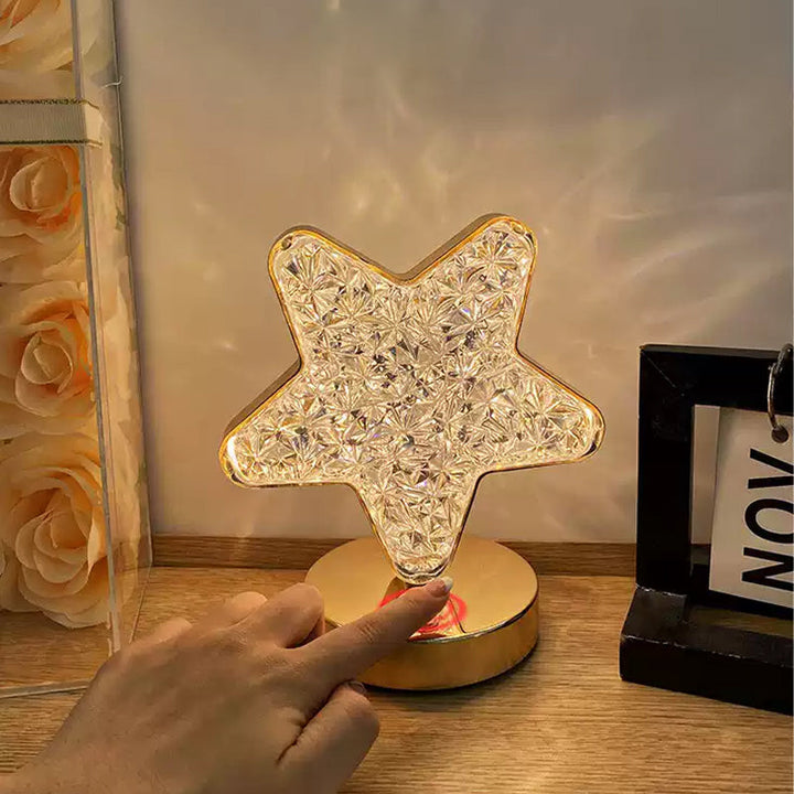 Star Moon Metal Table Lamp | Kalsten