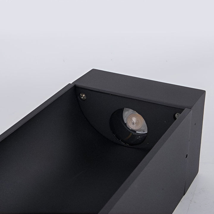 Square 5W LED Waterproof Black Modern Outdoor Lawn Light Path Lights | Kalsten