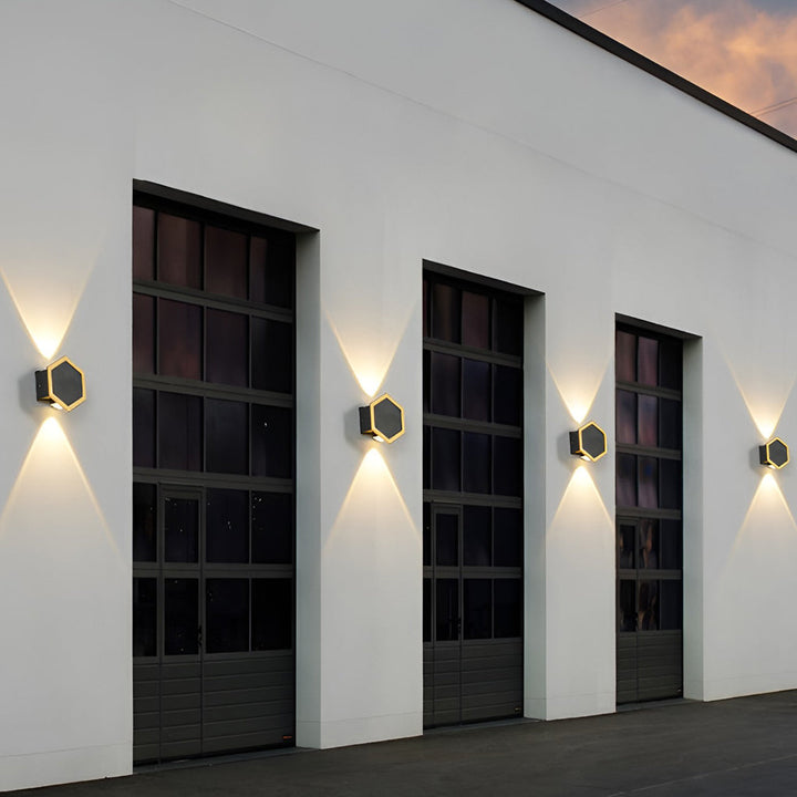 Beehive-shaped LED Up and Down Lights Waterproof Modern Wall Washer Light | Kalsten