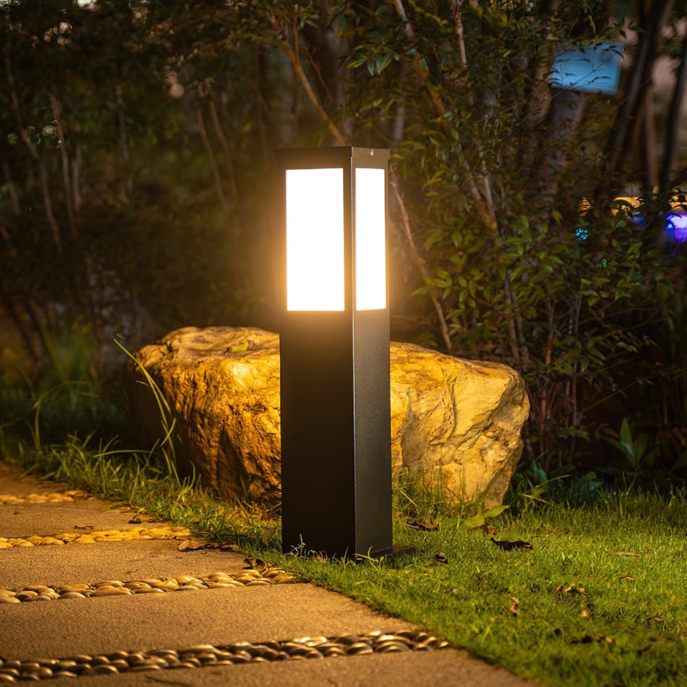 Solar Stainless-Steel Outdoor Post Light