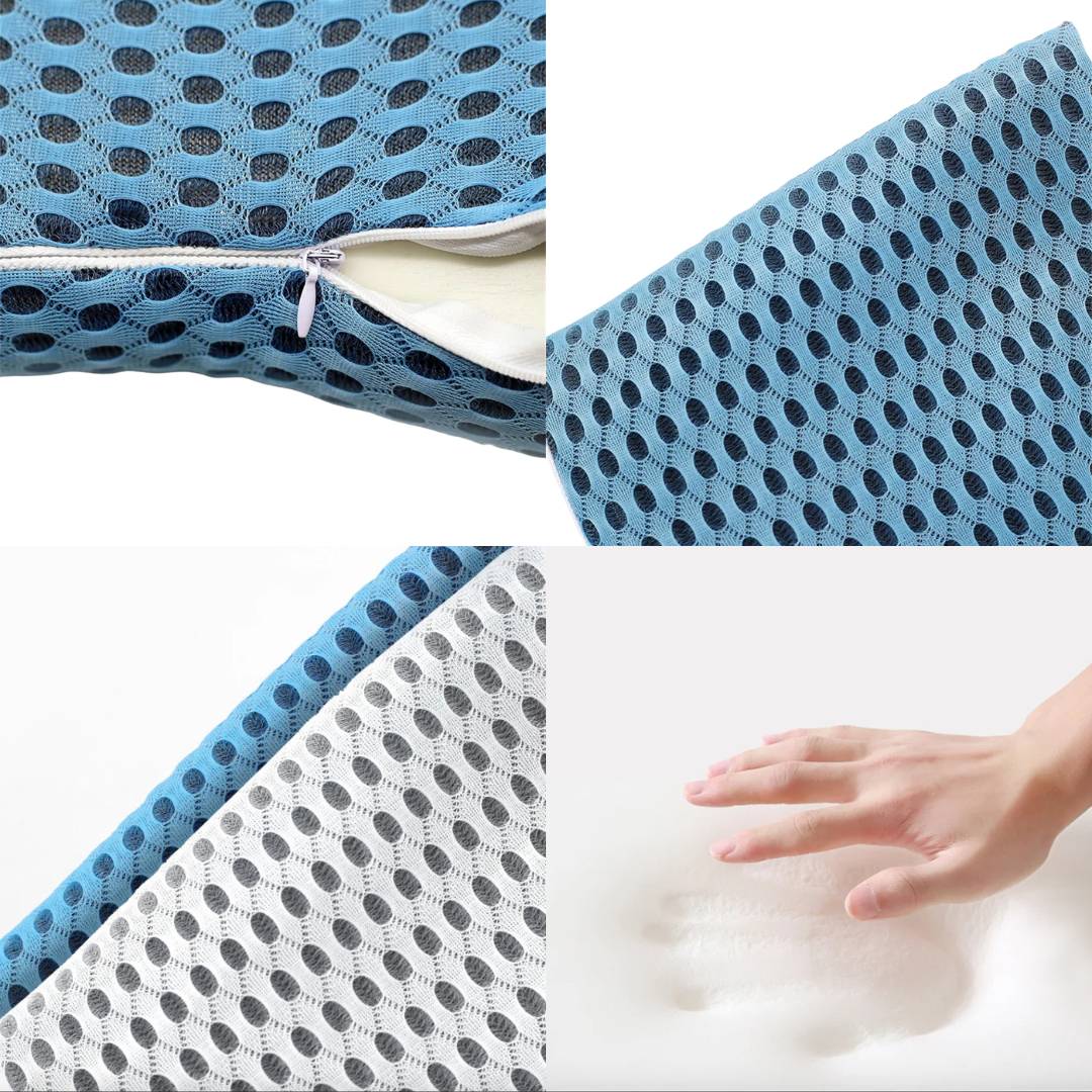 ComfortWave Lumbar Support Cushion | for Lower Back Pain Relief - Ergonomic Design for Office - Driving and Home Use Kalsten