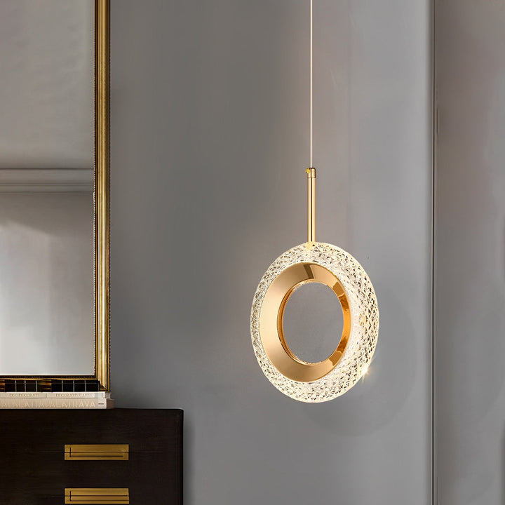 Circle Water Drop Minimalist Three Step Dimming LED Modern Pendant Lights | Kalsten