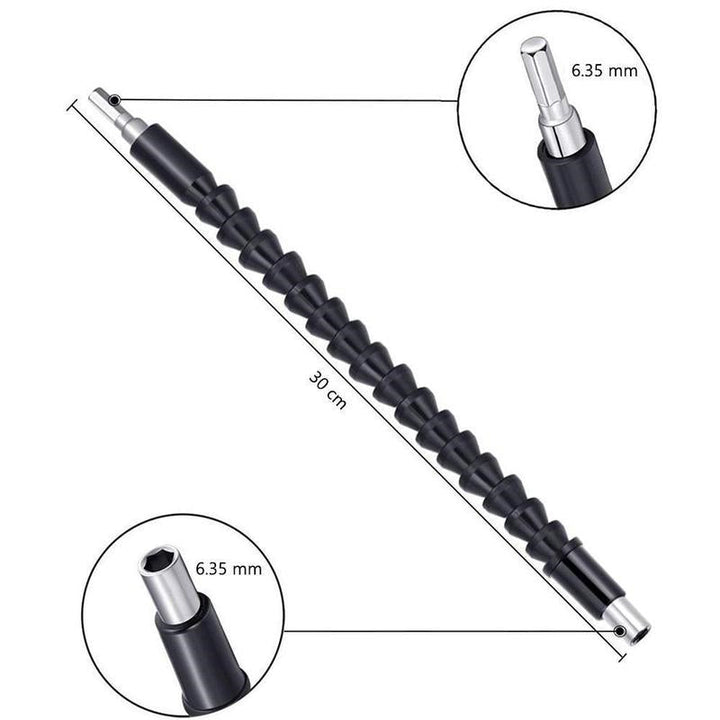 Flexible Drill Bit Extension Soft Shaft Screwdriver | Kalsten