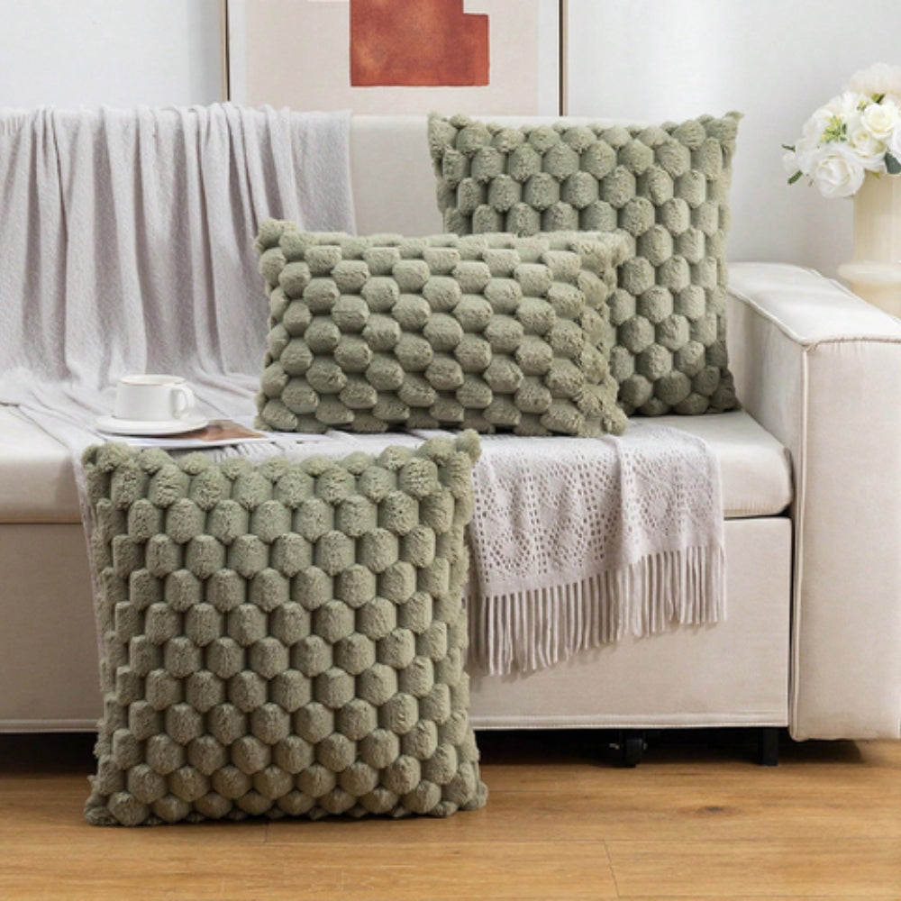 VelvetSoft Plush Pillowcase for Sofa or Bed