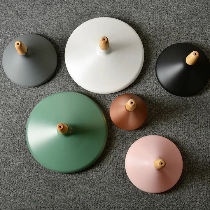 Contemporary Conical Colorful Metal Pendant Lamp | Kalsten