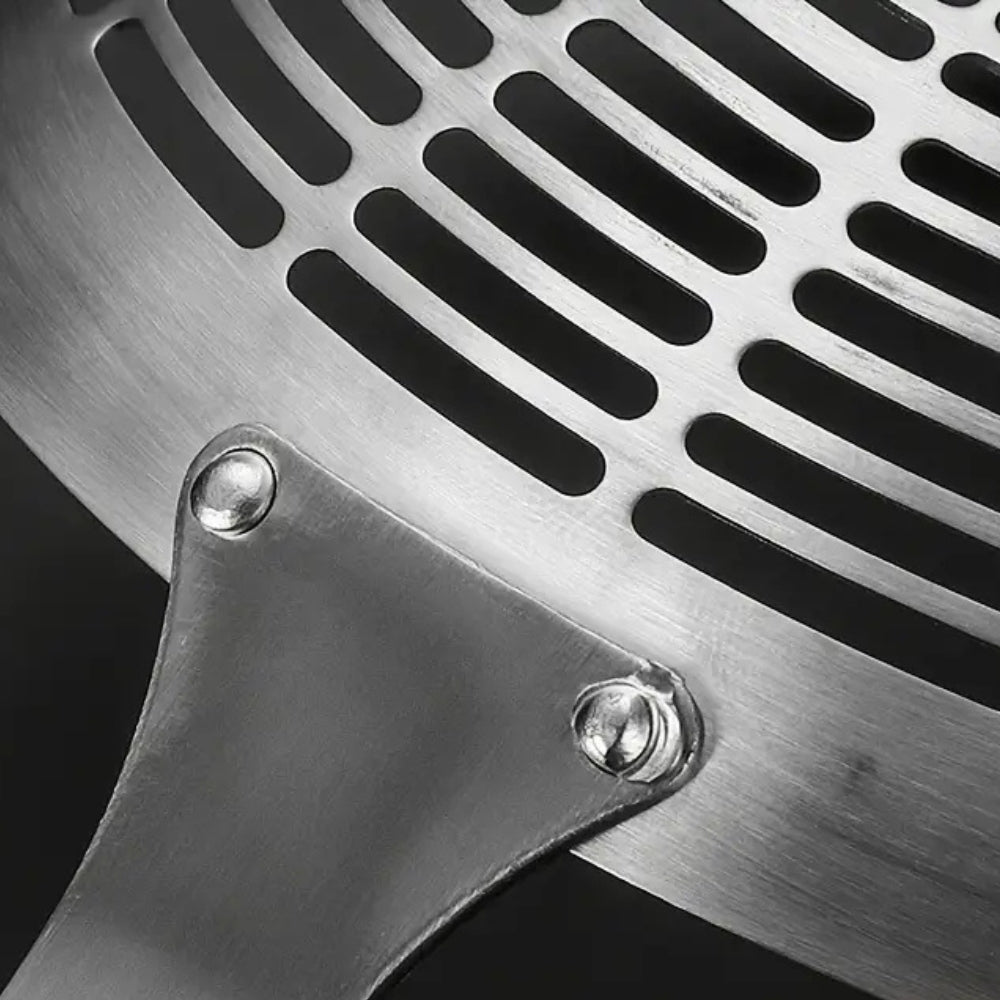 Kalsten | Stainless Steel Wooden Strainer Ladle