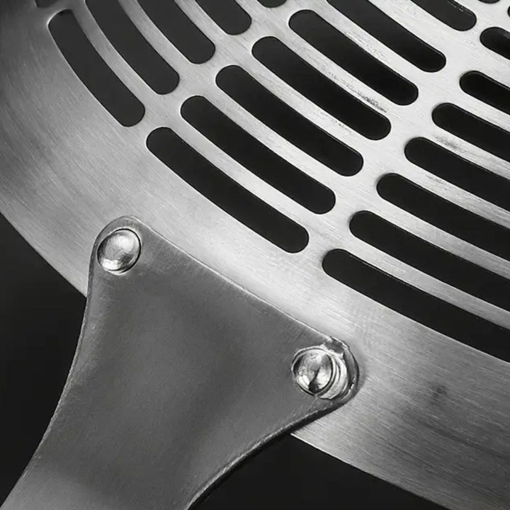 Kalsten | Stainless Steel Wooden Strainer Ladle