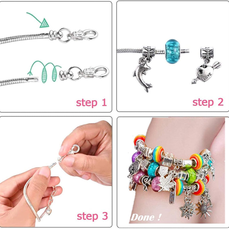 Kalsten | Girls Charm Bracelet DIY Kit