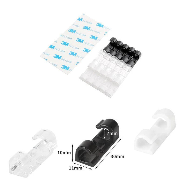 Self-adhesive Wire/Cable Clips in Plastic | Kalsten