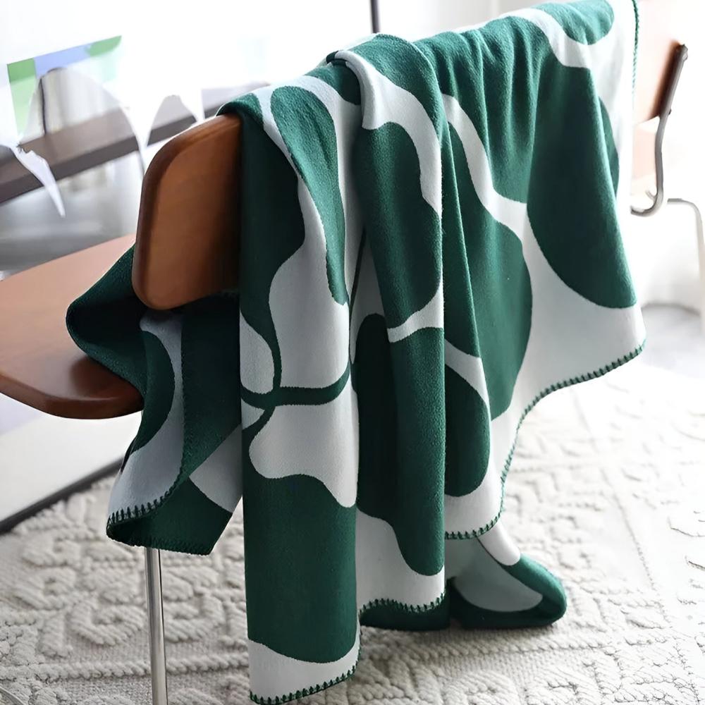 Variant image for Abstract Pattern Acrylic Blanket – Lightweight 51x71 Cozy Throw for Home Decor and Artistic Comfort-2