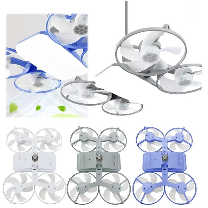 Modern Four Blade Ceiling Fan Light | Kalsten