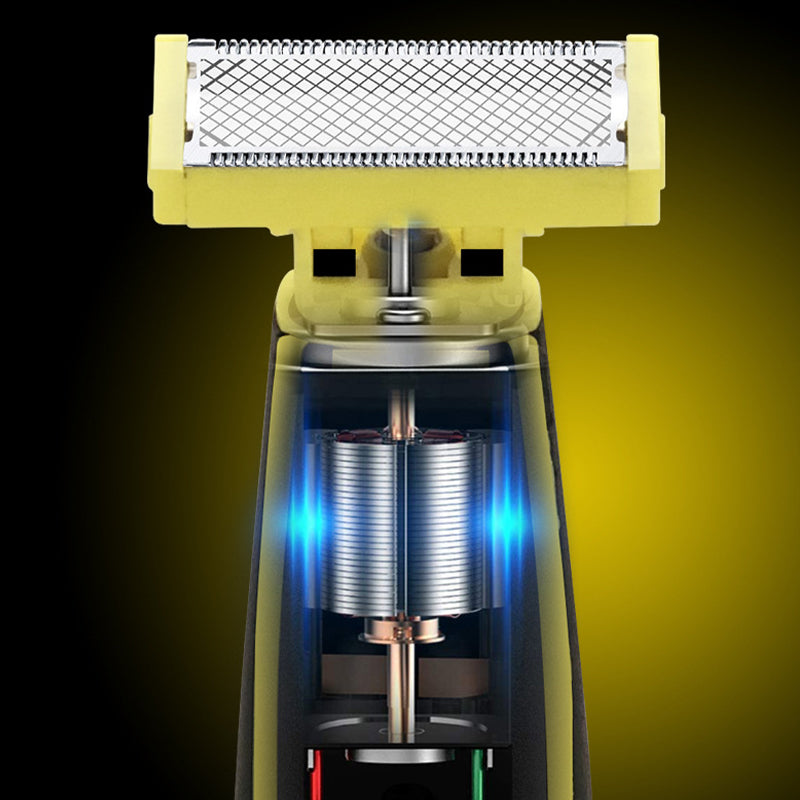 Full-body wet and dry shaver