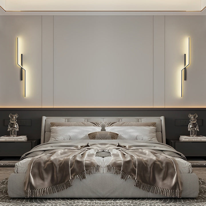 Lines Creative LED Modern Minimalist Wall Lamp Decorative Wall Lights Lighting | Kalsten