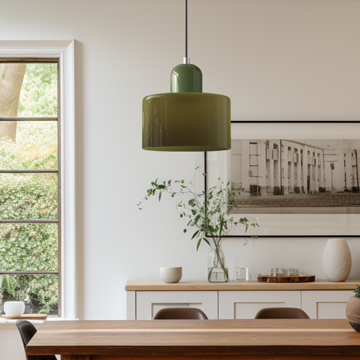 Modern Bauhaus Fresh Glass Pendant Light For Kitchen Island | Kalsten