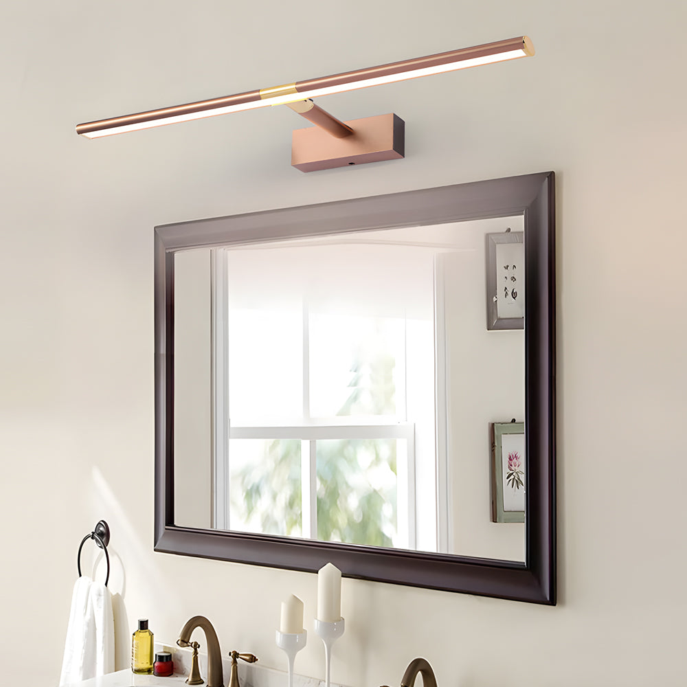 Retractable LED Bathroom Vanity Light with Adjustable Rod and Matte Finish | Kalsten