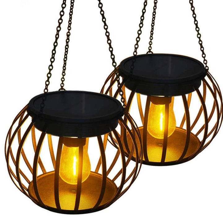 Solar Pumpkin Lantern Design LED Outdoor Hanging Decorative Light | Kalsten