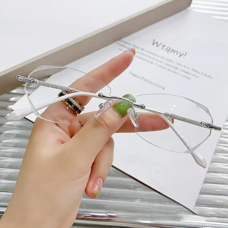 Kalsten | Fashionable rimless anti-blue light reading glasses