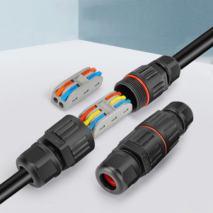 Weatherproof electric cable connector for outdoor use | Kalsten