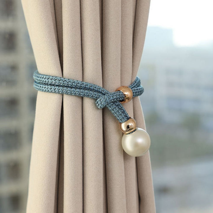 Kalsten | Lustrous Pearl Curtain Tie Back | 2 Pcs Set