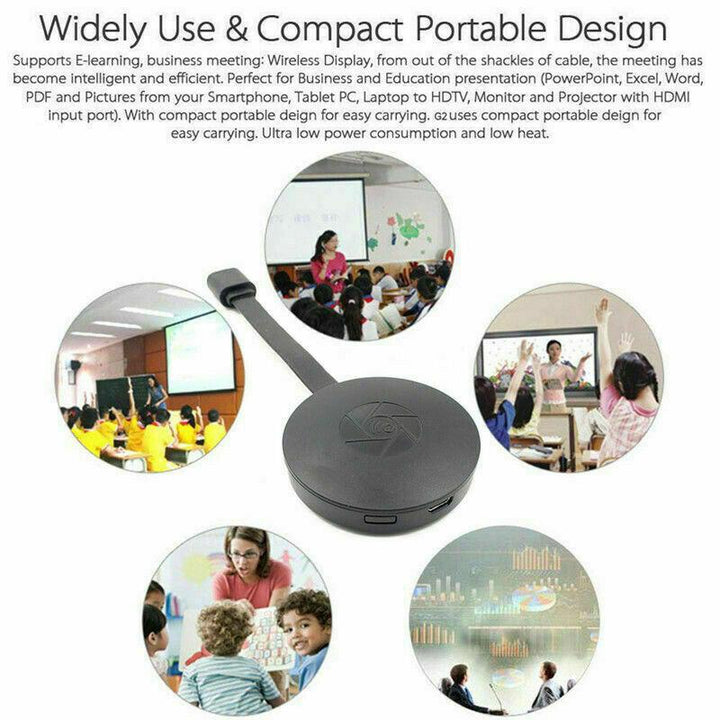 Portable Wireless HDMI 1080P Screen Receiver