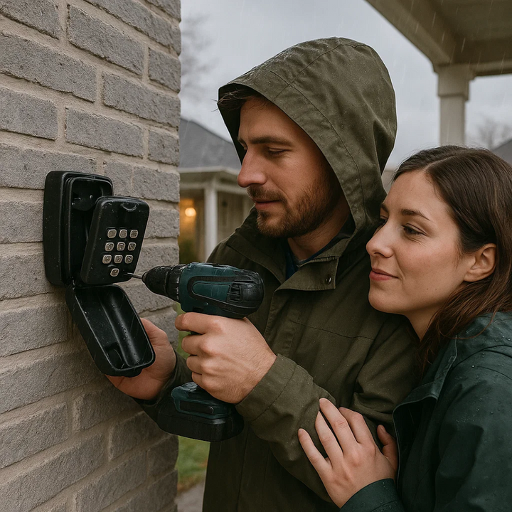 KeyGuard Outdoor Safe – Weather-Resistant Wall-Mounted Key Box | Kalsten