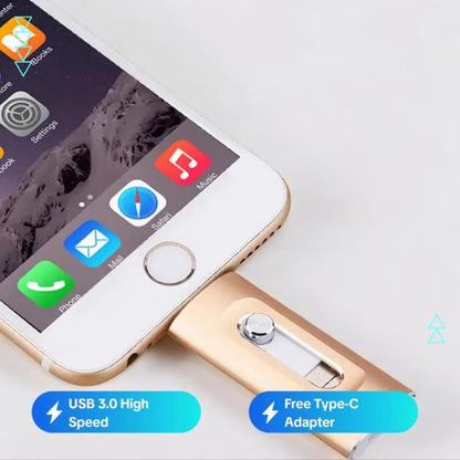 Skanto | 3-in-1 High Capacity USB Flash Drive for Phone and Computer
