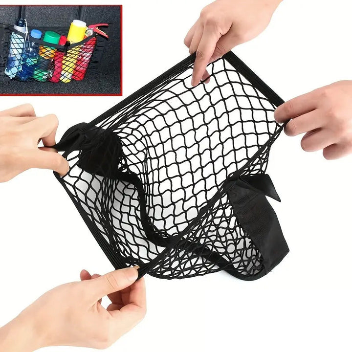 Plastic bag storage mesh bag (With adhesive tape) | Kalsten