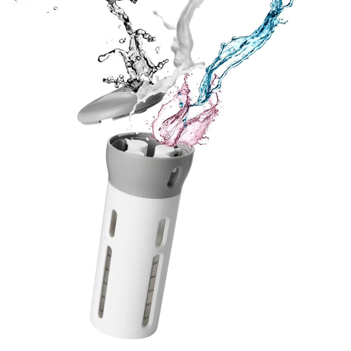 4-in-1 bottle with portable skin care dispenser | Kalsten