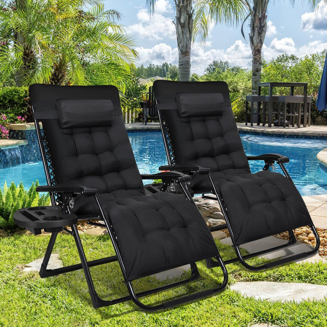Sun Lounger Folding Deck Chair up to 200kg | Kalsten