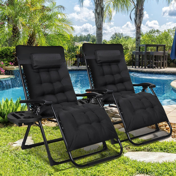 Sun Lounger Folding Deck Chair up to 200kg | Kalsten