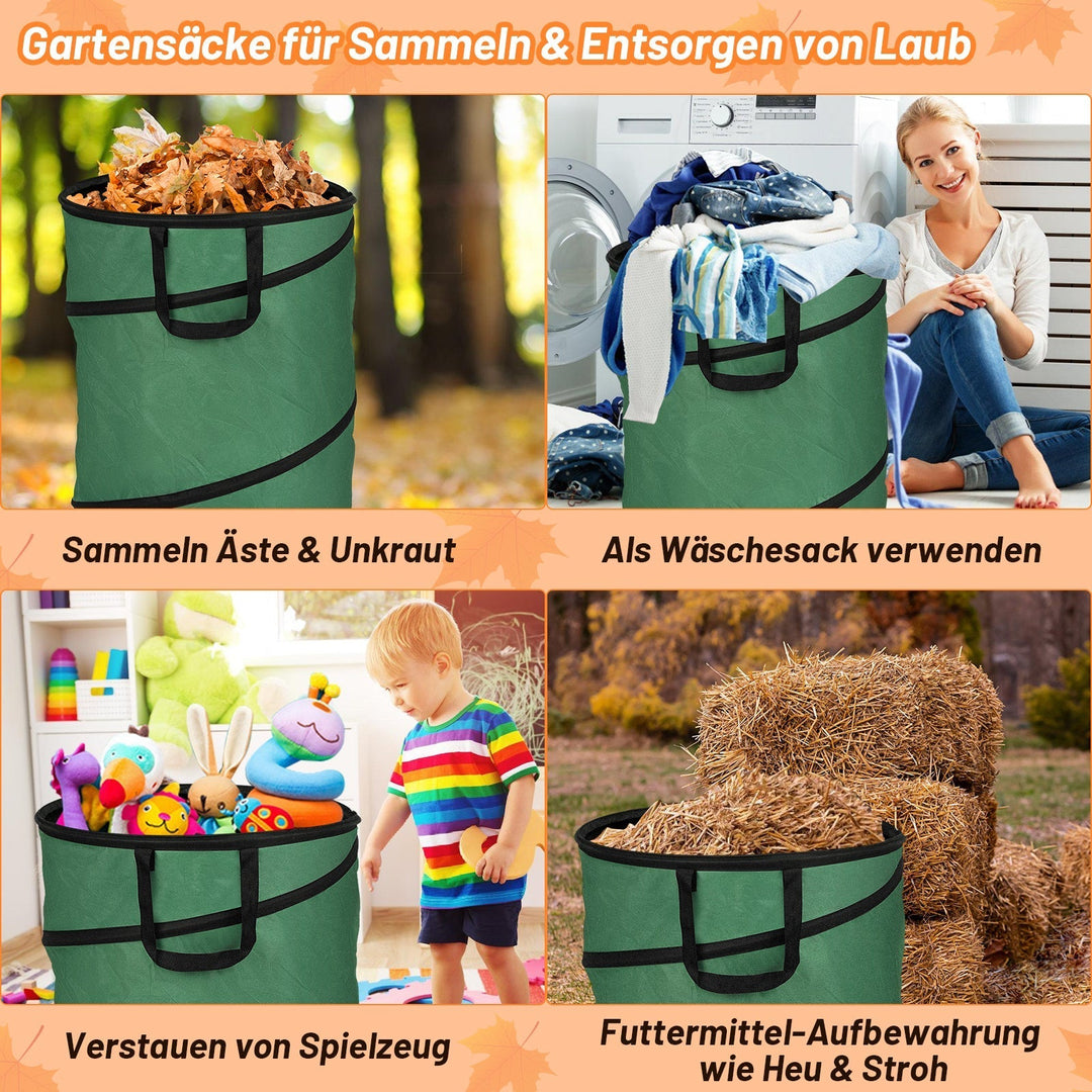 Gartensack Pop Up Garden Waste Bag 170L with Handles | Kalsten