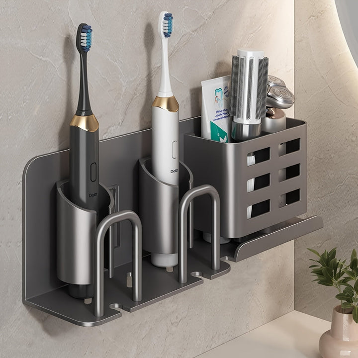 Wall-Mounted Electric Toothbrush Holder – Aluminum