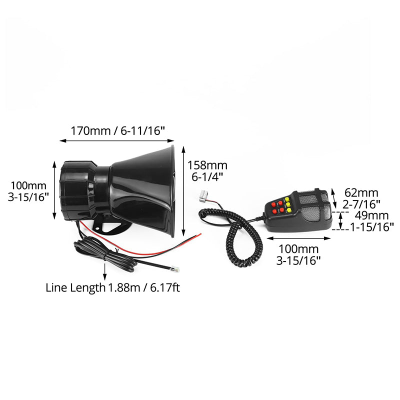 100W AlarmHornX — Turns your vehicle into an impregnable fortress full of protection and control | Kalsten