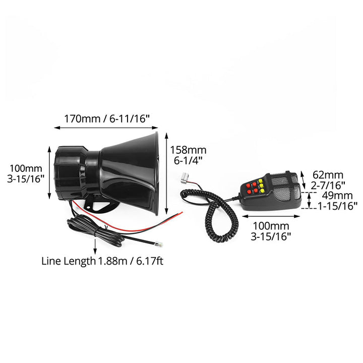 100W AlarmHornX — Turns your vehicle into an impregnable fortress full of protection and control | Kalsten