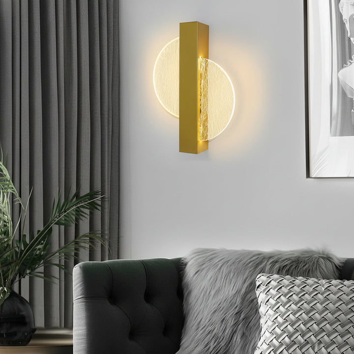 LED Wall Sconce Light – Modern Nordic Geometric Acrylic Bedside (25x20cm / 9.8x7.9in) | Kalsten