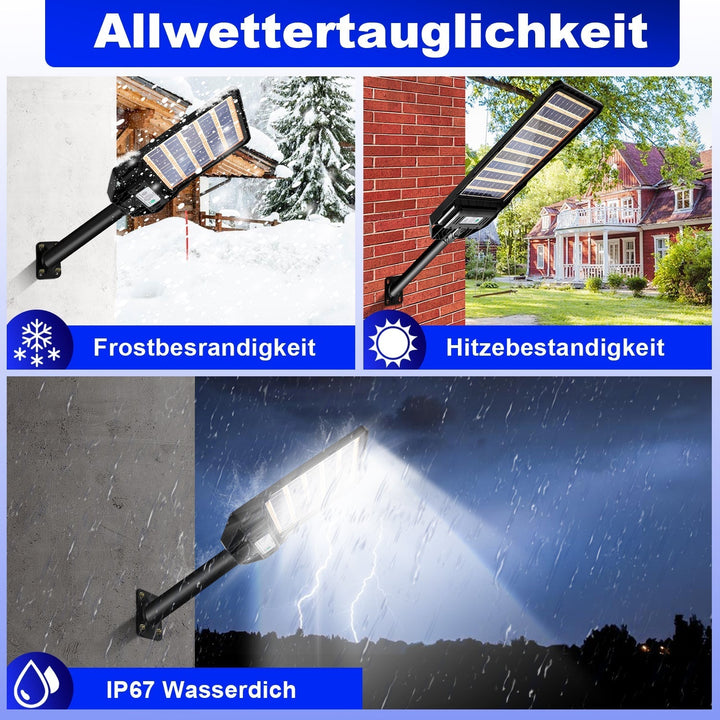 Solar lamp streetlight with motion sensor 300W/400W | Kalsten