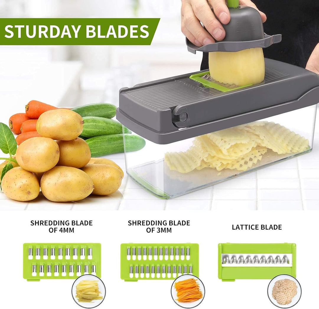 13-in-1-Vegetable-Slicer | Faster-when-Cooking | Kalsten