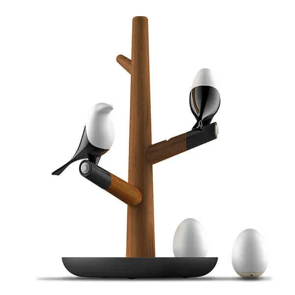 Kalsten | BrightOak Elegance - Smart wooden table lamp with motion sensor